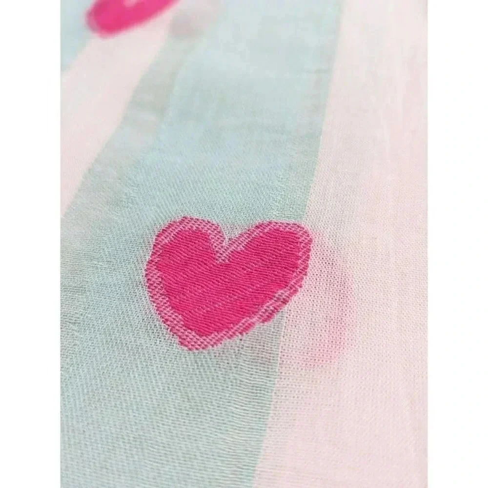 Kerri Rosenthal Women's Imperfect Heart Jacquard Sarong (MSRP $128)